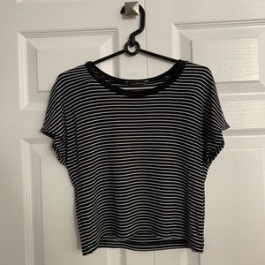 Zara Trafaluc Striped Crop Top